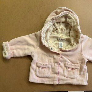 Manteau rose doublé